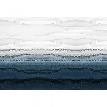 Tapisserie Panoramique Enfant Bleu et Blanc