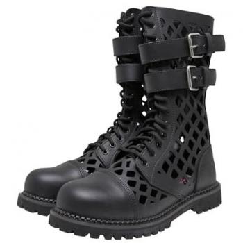 Stivali Brandit Biker Phantom Grid Nero EU38-46 Unisex