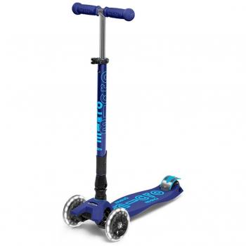 Pliable Trottinette Élite Enfant Maxi Micro BLEU NAVY LED
