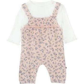 STACCATO Gemusterter Strampler mit passendem Shirt in Blush