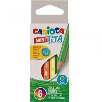 Carioca Mini Tita Farbstifte, 6er Pack