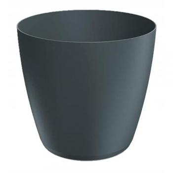 Pot de Fleurs en Plastique Noir 11,9 x 10,9 cm