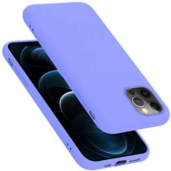 Étui Transparent Violet – Coque Silicone TPU pour iPhone 12 et 12 Pro