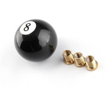 Black Pool Ball Gear Shift Lever Head