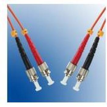 MicroConnect ST/PC-ST/PC 1 M LWL-Kabel (ST, ST, Männlich/männlich, orange,-40 – 85 °C)
