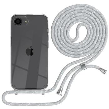 EAZY CASE Minimalistische weiße und transparente Handyhülle für iPhone 16e