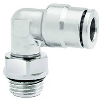 Norgren Pivoted L-piece 1/8 External Thread, 6mm Pipe Diameter