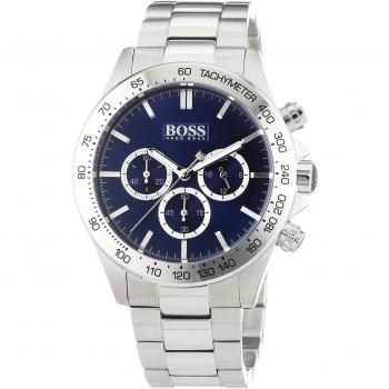 Hugo Boss Chrono-Herrenuhr Silber, Edelstahl, Größe einheitlich (1512963)