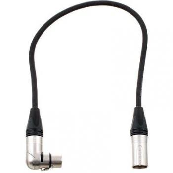 Cavo XLR Angolato Femmina 0.5m Pro Snake Nero