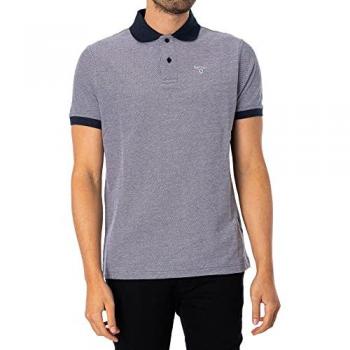 Barbour Essential Sports Polo Shirt in Midnight color, size Medium