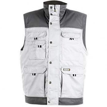 Dassy Hulst Weste, 3XL, Weiß/Zementgrau, 245 g