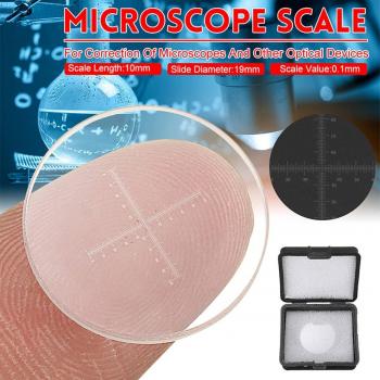 Microscopio 10 mm / 100 mm – Etapa y Objetivo Calibrados