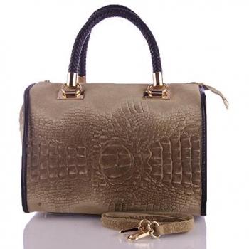 Bolso Anacapri de Firenze Artegiani en Piel Gamuza