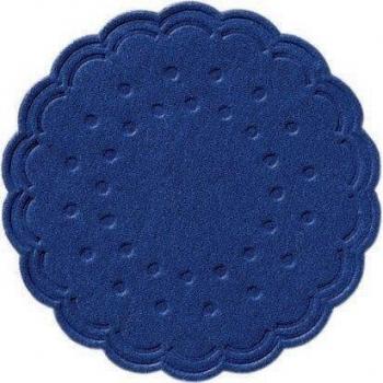 Duni Serviettenuntersetzer 8-lagig dunkelblau, Ø 7,5 cm, 250 Stück
