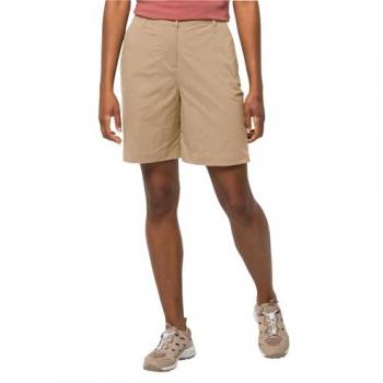 Jack Wolfskin Stoffshorts Desert 1505312 Beige Relaxed Fit 38 Damen