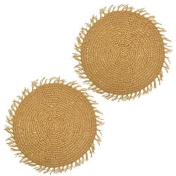 Sets de Tables Ronds en Jute