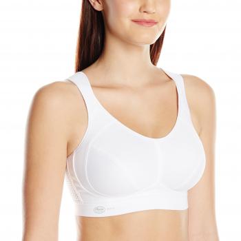Anita Extreme Control Non‑Wired Sports Bra (White) 36D