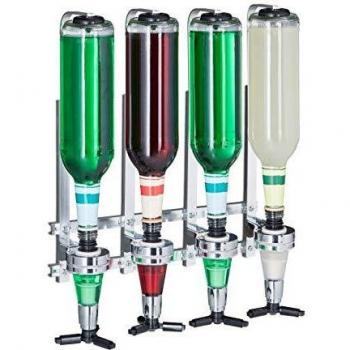 Relaxdays Bar Zubehör: Wandflaschenhalter – 36 × 35,5 × 11 cm – Silber