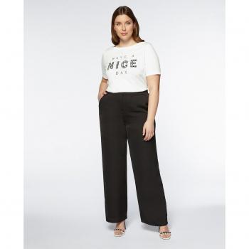 Pantalón Palazzo Raso Femenino Fiorella Rubino