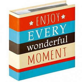 Walther Design ME‑337‑E Fotobuch Moments, Design Enjoy – 200 Seiten, 10×15 cm