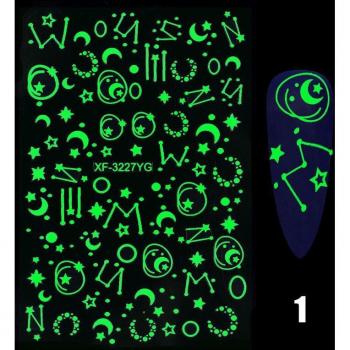 Glow Stickers for DIY Manicure