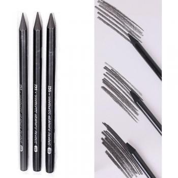 Set de Plumas Carbón – Dúo Duro, Medio y Suave
