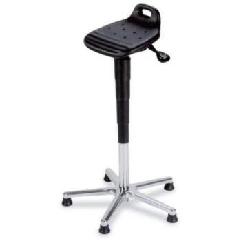 Support de travail Futura AF2-PU2, noir, base en aluminium