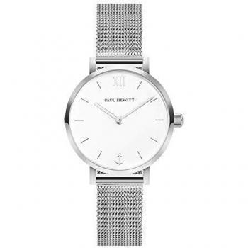 Paul Hewitt Reloj de Acero Inoxidable para Mujer Esfera Blanca