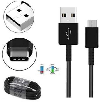 Charge&Go Official Samsung Galaxy S8 Plus Fast Adaptive Mains Wall Charger Plug And Fast Charging USB Data Sync Cable (Black)