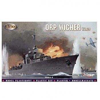 Modèle 1:400 de l’ORP Wicher wz. 39 (Destroyer) – Mirage Hobby
