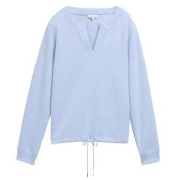 TOM TAILOR Sweatshirt Scuba Sweatshirt mit V-Ausschnitt