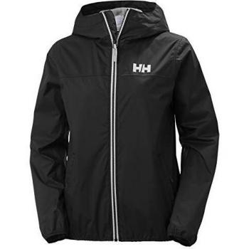 Helly Hansen Women's Belfast II Black Packable Rain Jacket Medium