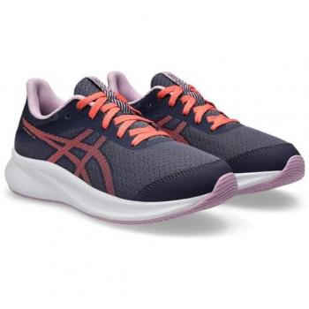 ASICS Patriot 13 GS Laufschuh für Mädchen – Blaugrau/Rot (39)