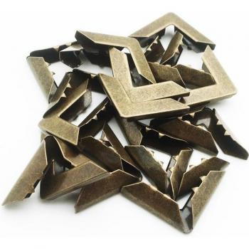 Coins de protection pour dossiers en métal bronze