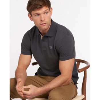 Poloshirt mit kurzer Knopfleiste