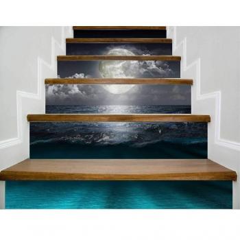 Escalera Lumínica 3D Adhesiva – 6 Piezas para el Hogar