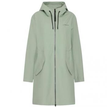 Didriksons Damen-Jacke Marta Parka 3 – Länge Langjacke – Grau – Größe 36 – Design „Weingrün“
