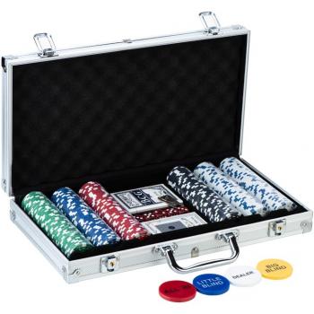 Mallette Poker 300 Jetons – Aluminium 14 g – Vegas