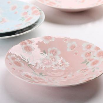 Plat Floral Sakura Céramique 5