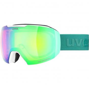 Máscara UVEX EPIC ATTRACT Lente Verde Reflexiva Branca