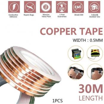 Sturdy Conductive Copper Tape 30M