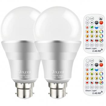 Jayool Dimmable Colour Changing B22 LED Light Bulb