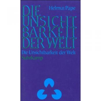 Helmut Pape Die Unsichtbarkeit Der Welt: Eine Visuelle Kritik Neuzeitlicher Ontologie