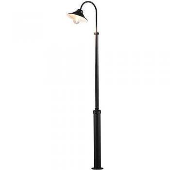 Classic Black Vega Outdoor Lamp Post with Taurus Shape and 1 Light Source
