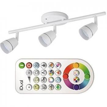 Jedi Lighting Ivory LED iDual 3‑Spot mit Fernbedienung – 345 lm, weiß