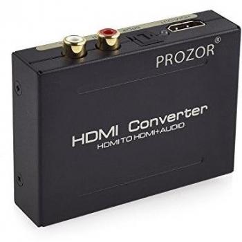 Divisor Digital HDMI a HDMI + Óptica con Cable USB