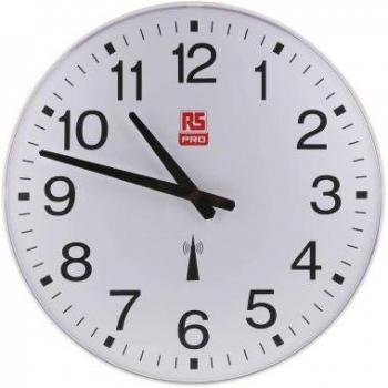 Reloj Radiocontrolado RS PRO Blanco Ø 420mm