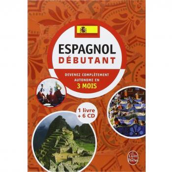 Coffret espagnol débutant livre + 6 CD