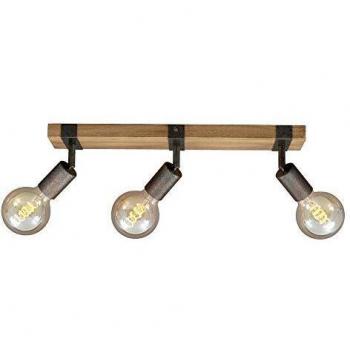 Briloner Adjustable Wood Metal Ceiling Light