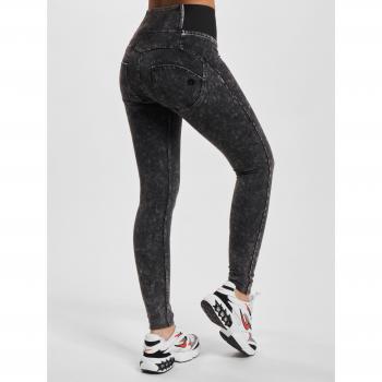 Freddy WR.UP® Pantaloni Nero Vita Alta Elastico